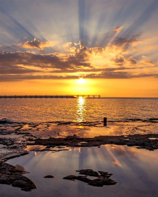 Sunset Beirut Sunshine lebanon nature landscape sightseeing instagood... (Beirut, Lebanon)