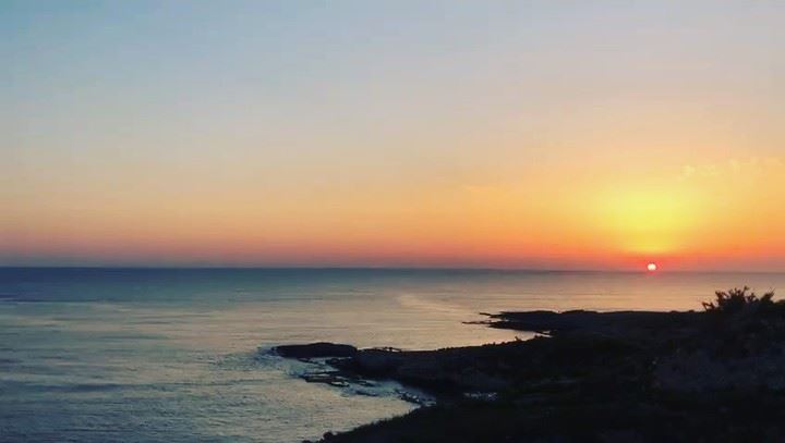  sunset from  beirut   lebanon غروب الشمس من  بيروت  لبنان