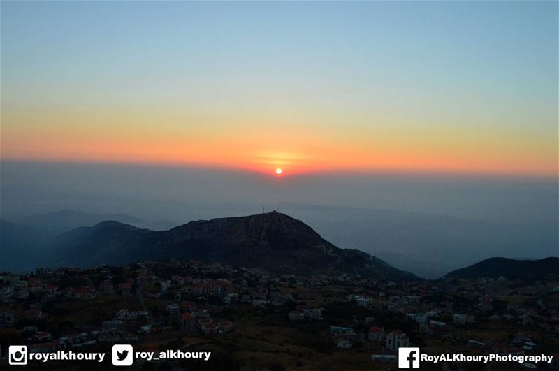  sunset from  ehden few days ago liveloveehden  livelovelebanon ... (Saydet El Hosn - Ehden)