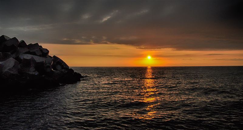 Sunset from La Marina Dbayeh