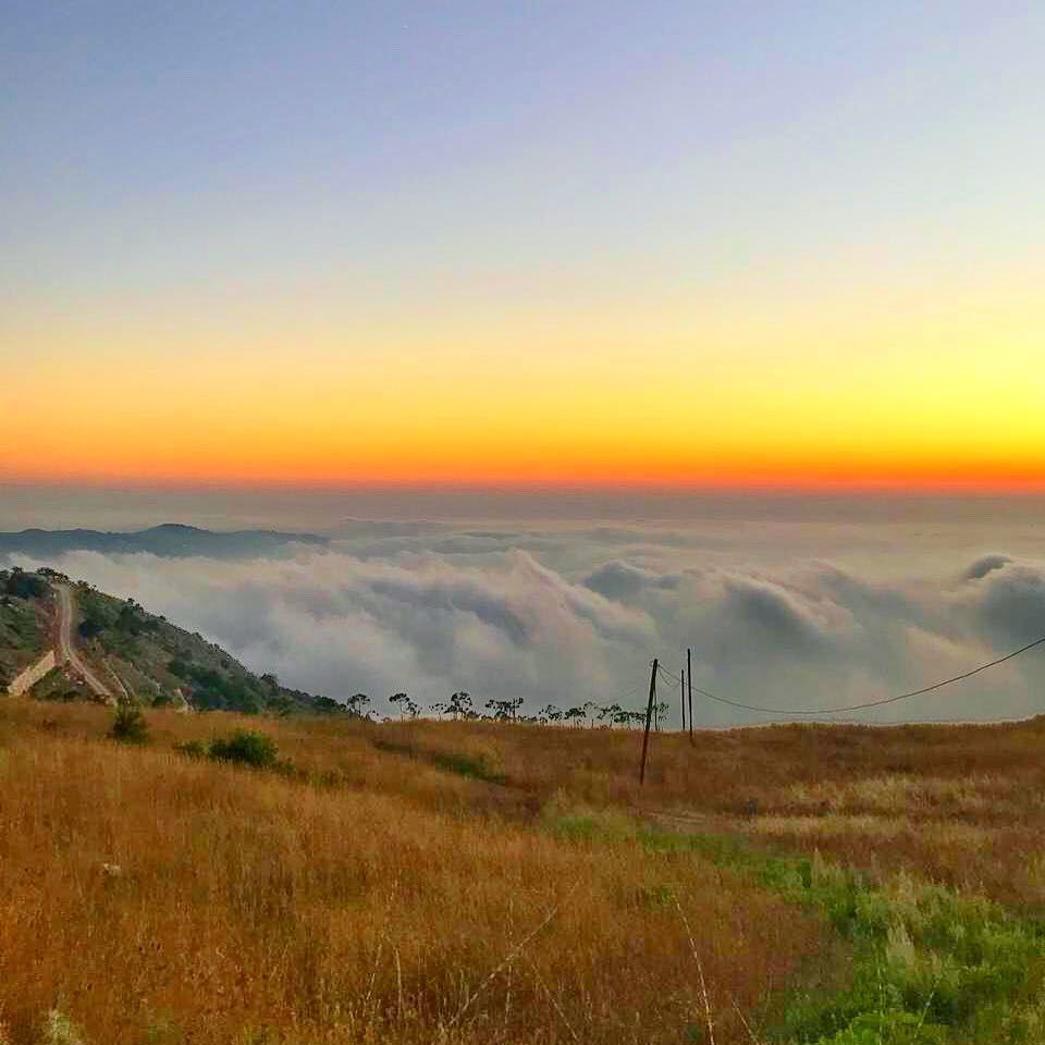 Sunset from up above 🌅  Lebanon  photography  shotoniphone  picoftheday ... (Falougha, Mont-Liban, Lebanon)