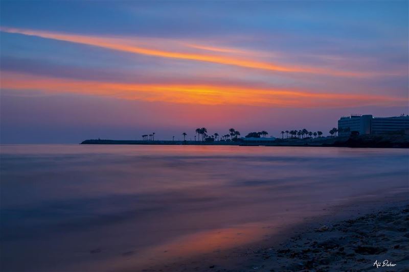 Sunset glow 🌅.... sunset sunsetporn sunsetpics landscape... (Beirut, Lebanon)