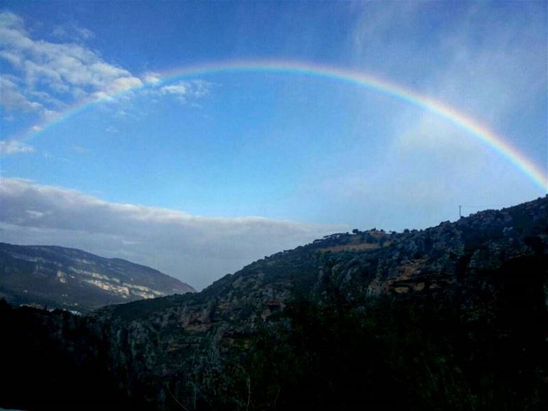 Sunset is still my favorite color and rainbow is second.  tannourine ... (Tannourine El Tahta)