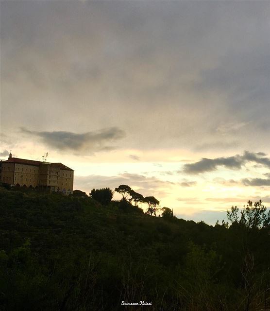  sunset  monastery  colors  nature  lebanon ...