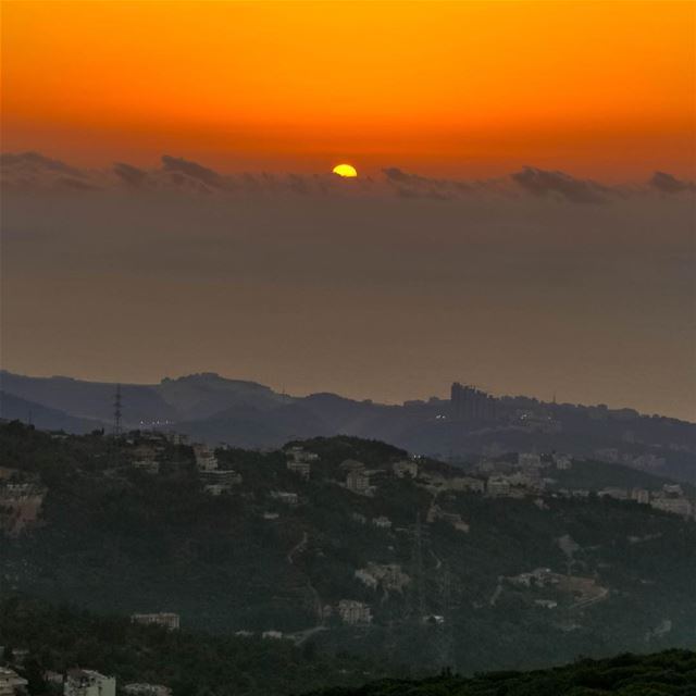 Sunset moutains clouds kaifun lebanon loves_lebanon super_lebanon... (Kayfun, Mont-Liban, Lebanon)