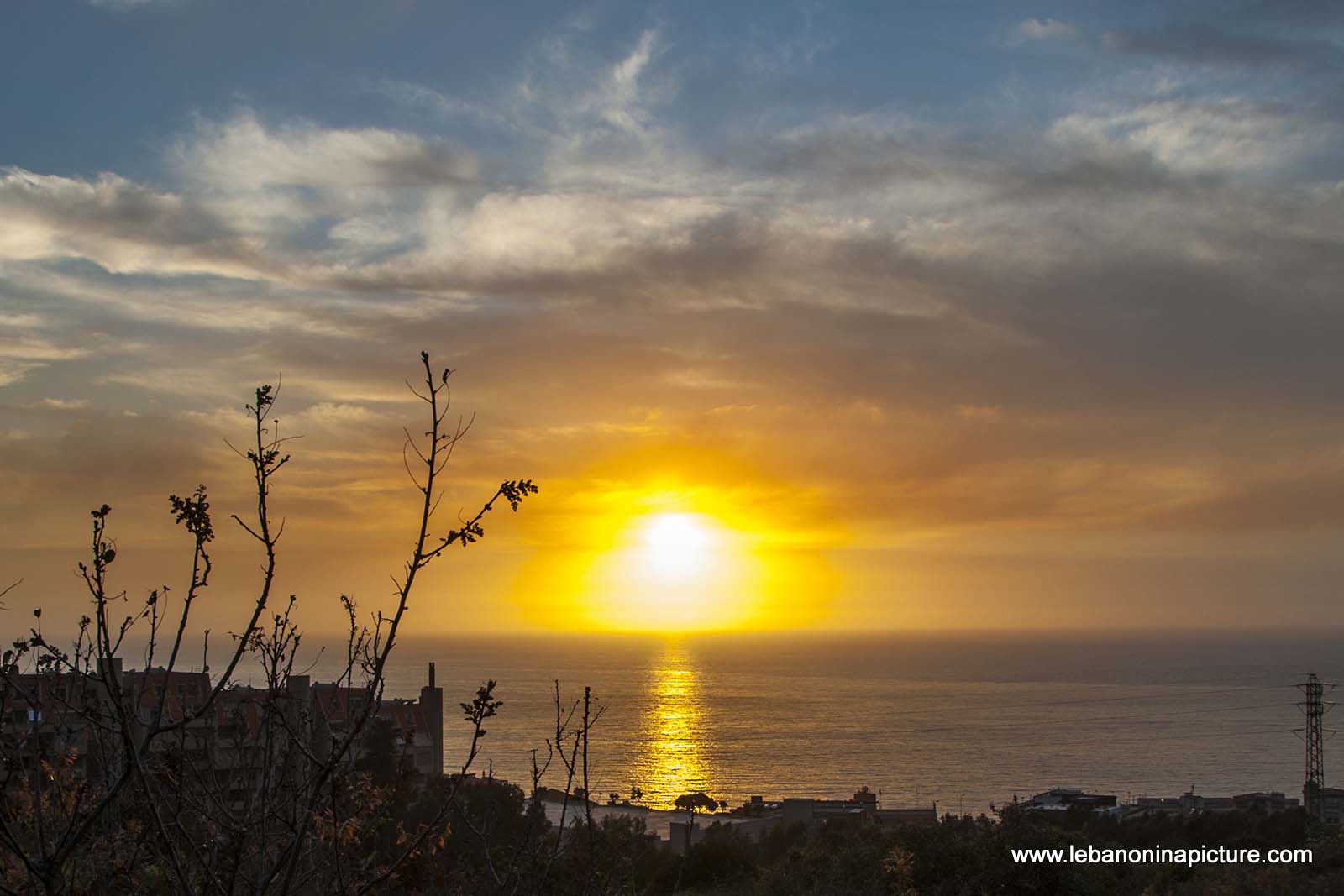 Sunset Over Jounieh Bay (Sahel Alma)