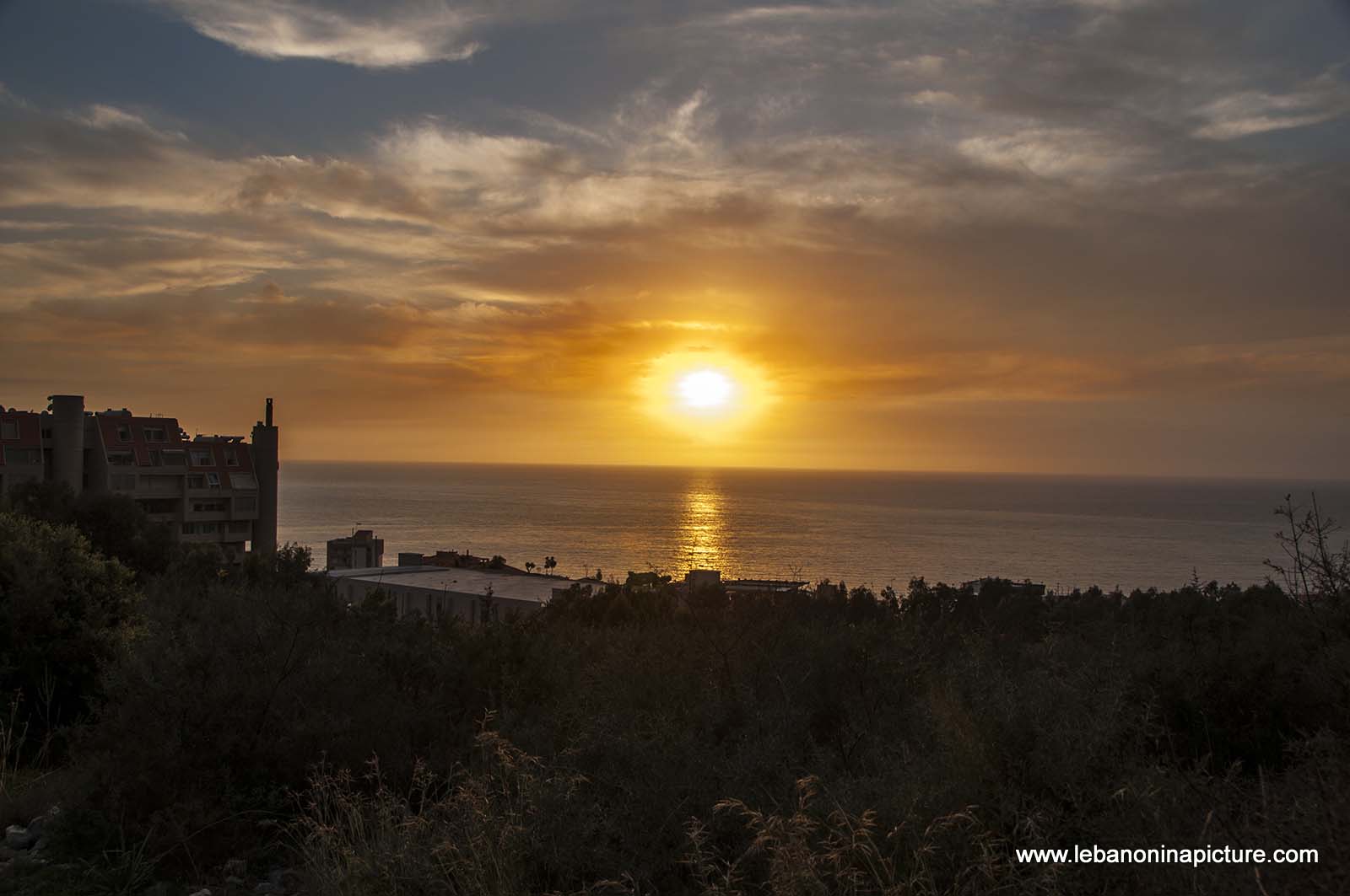 Sunset Over Jounieh Bay (Sahel Alma)