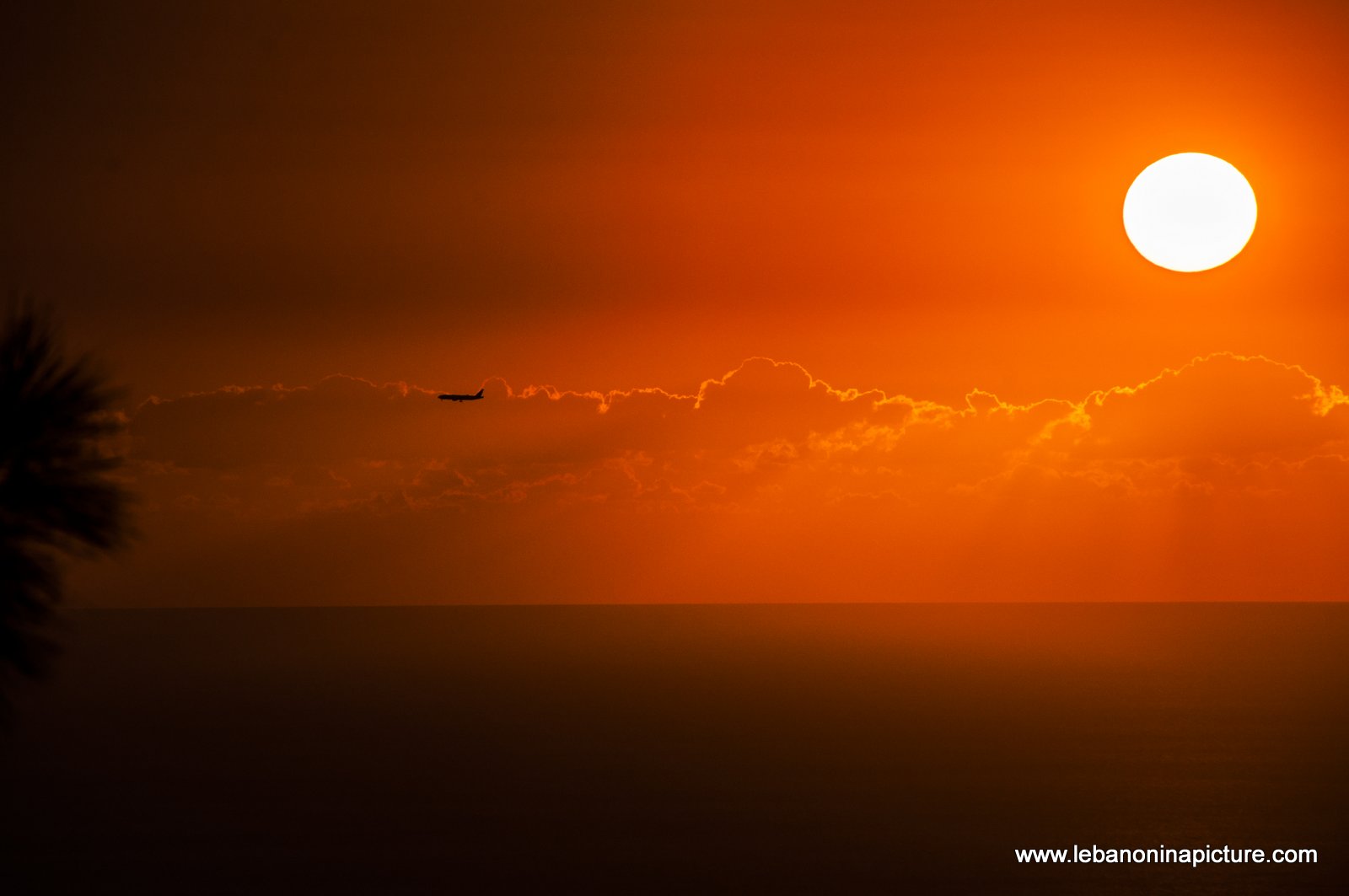 Sunset Over the Sea From Santa Maria Harissa