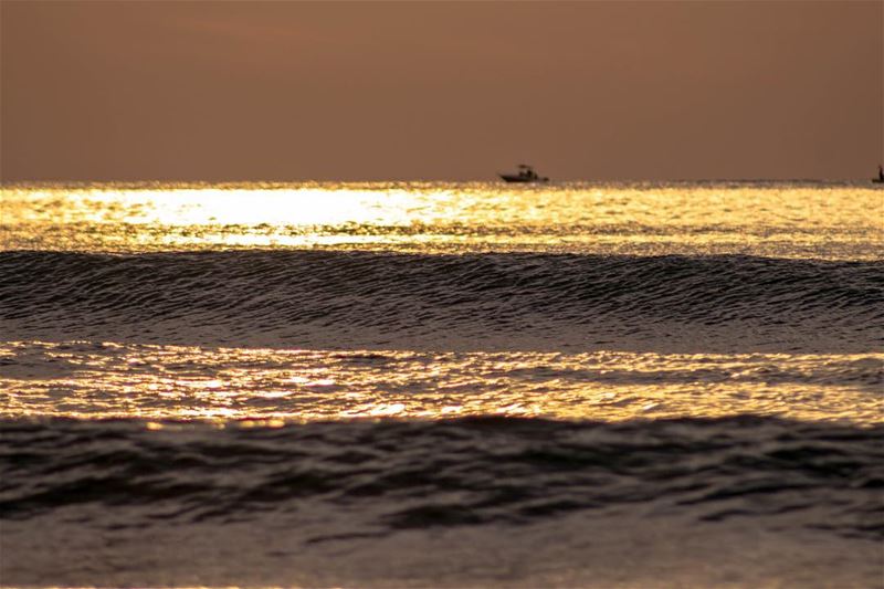 🌊🌊......... Sunset sea beirut lebanon loves_lebanon nature... (Beirut, Lebanon)