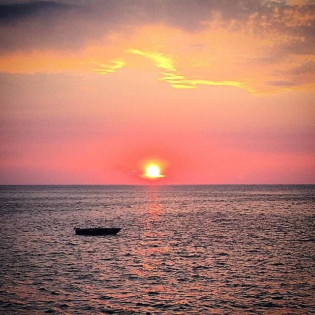  sunset  sea  boat  beirut  lebanon  amazinglebanon ... (Beirut Waterfront)