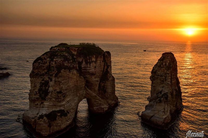  sunset sea sunsetlovers sunsets ig_sunsetshots sunset_hub... (Beirut, Lebanon)