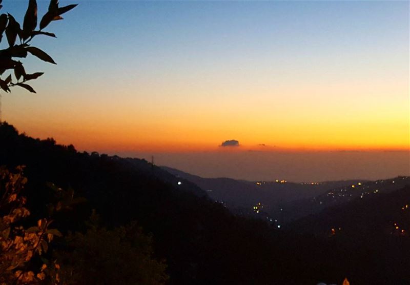 Sunsets are everything 💛🌄  Lebanon  MountLebanon  Chouf  sunset  dusk ...