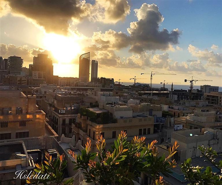 Sunsets are proof that endings can be beautiful too❤️ ptk_lebanon ... (Iris Beirut)