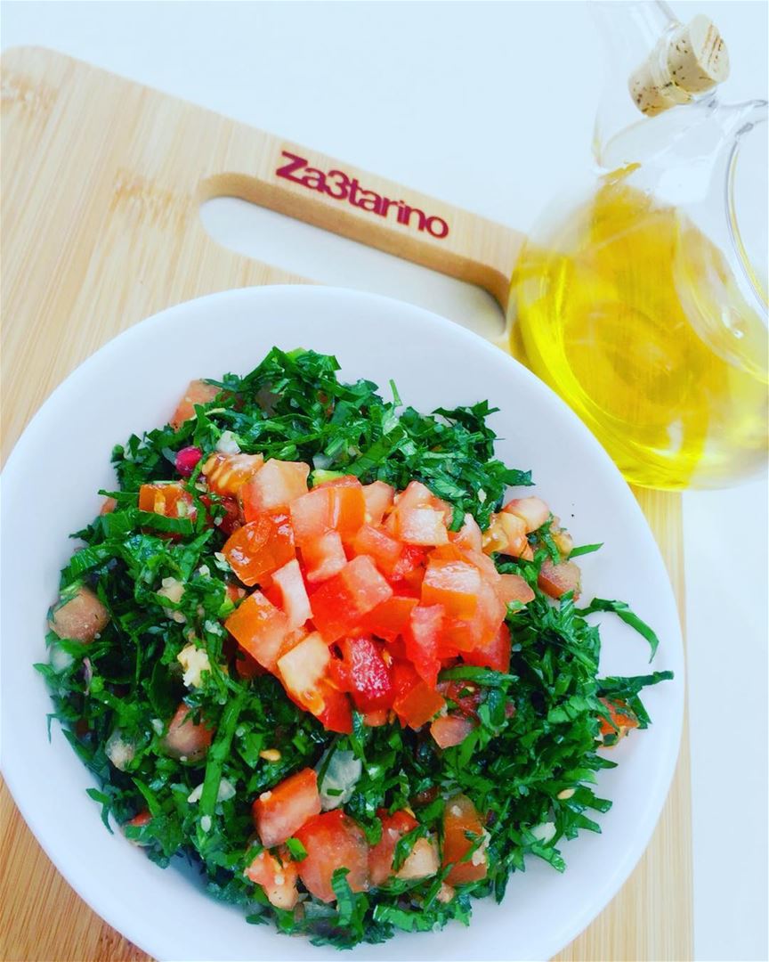 Super fresh and healthy salad 🥗 "Tabbouleh" full of earthy flavours and...