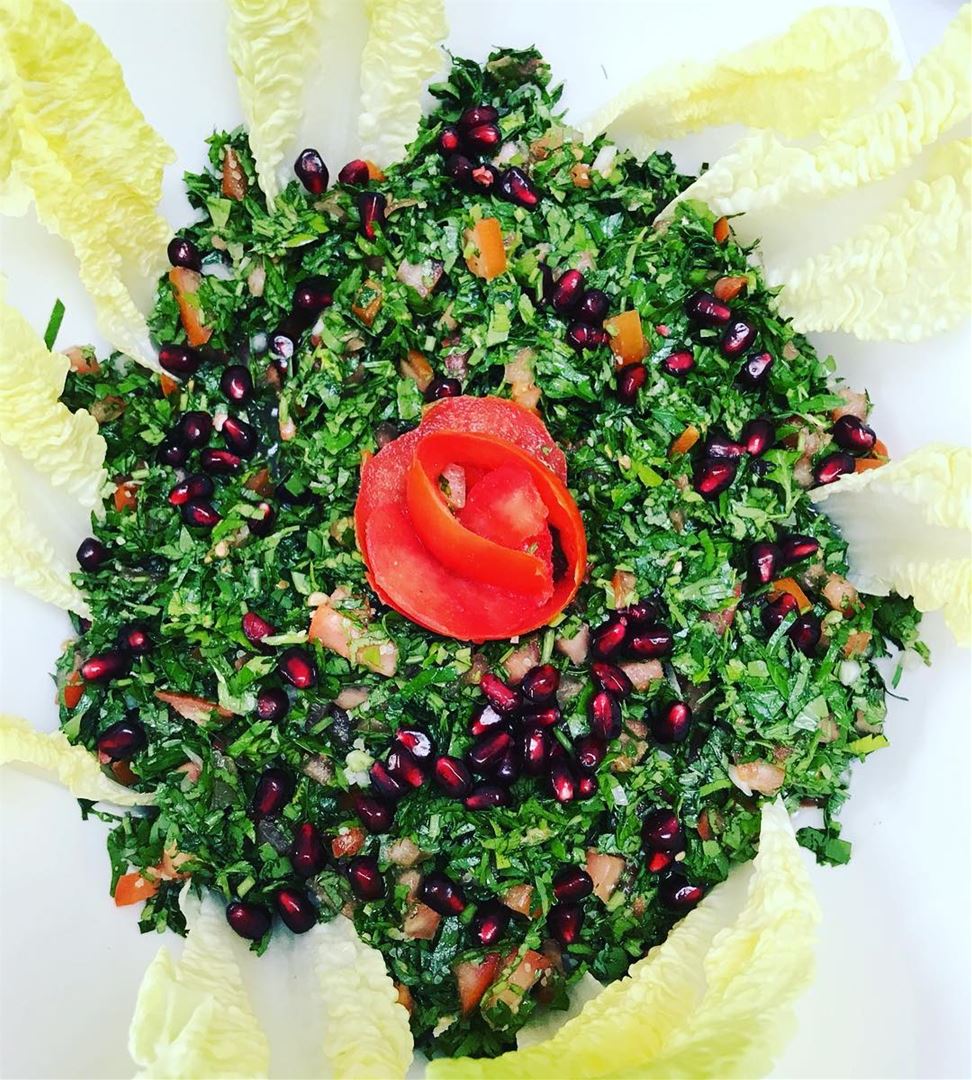 Super fresh and healthy salad 🥗 "Tabbouleh" full of earthy flavours and...