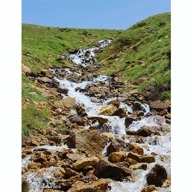  tb  bchare  river  spring  mountain  water  sky  green  nature  lebanon ... (Bcharré, Liban-Nord, Lebanon)