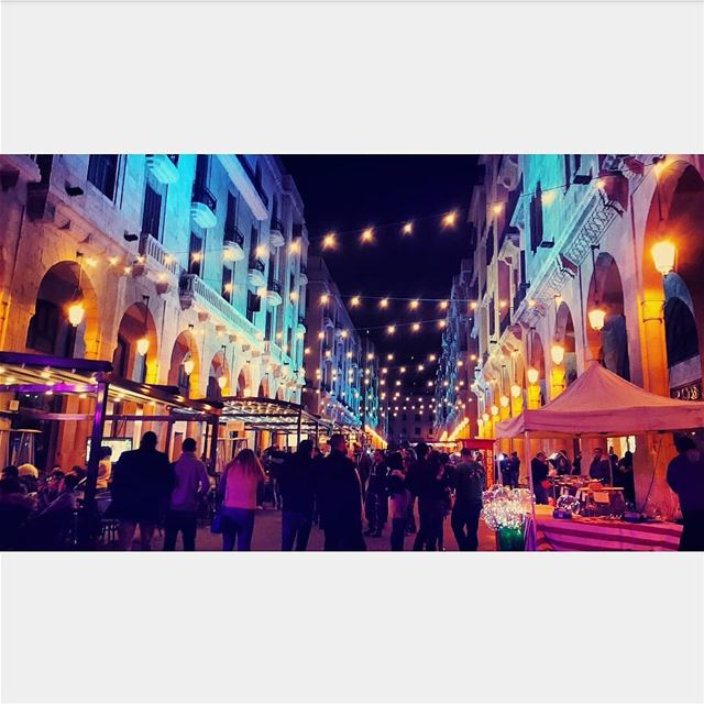  tb soukelakel beirut downtown dt citynights cityscape lights music... (Downtown Beirut)