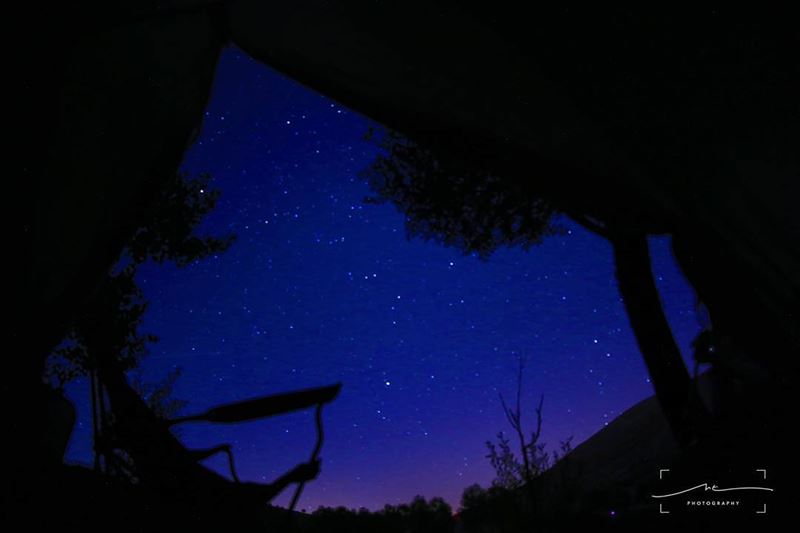  tb to the best view from my tent🌌 (Ouyoun Orghosh)