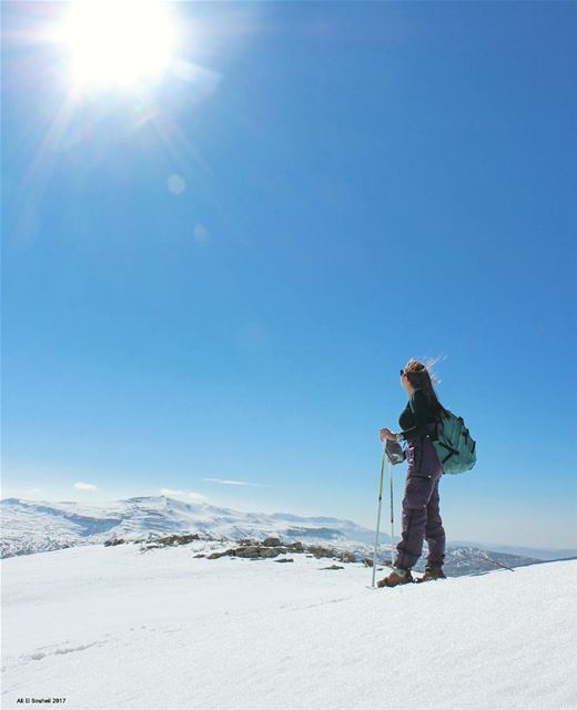  tb  winter  snow  snowshoeing  mountains  mountlebanon  sun  faraya ... (Faqra Kfardebian)