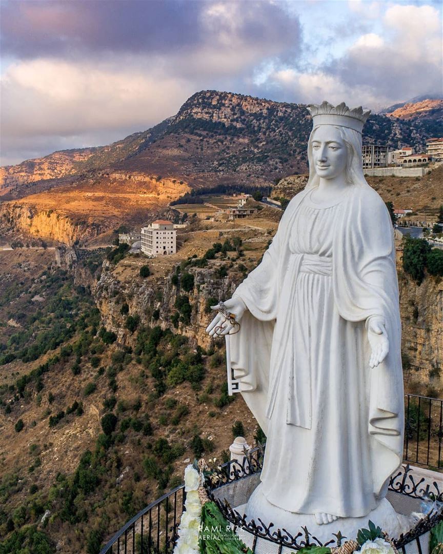 Thank you for everything 💙... jezzine  southLebanon  lebanon  dji ... (The Lady of Maabour - Jezzine)