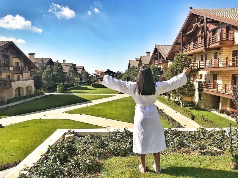That feeling after being pampered by Les Thermes du Mzaar at @icmzaar 💆🏻... (InterContinental Mzaar Lebanon Mountain Resort & Spa)