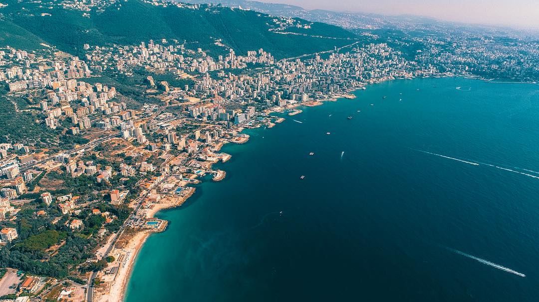 The beautiful bay of Jounieh  lebanon  livelovejbeil  livelovejounieh ... (Joünié)