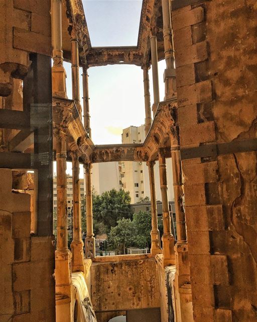 The Beauty of places and monuments reflective of our past is that they... (Beirut, Lebanon)