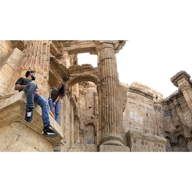 The decline of these ruins began when the temple passed to the Ottoman... (Baalbek, Lebanon)