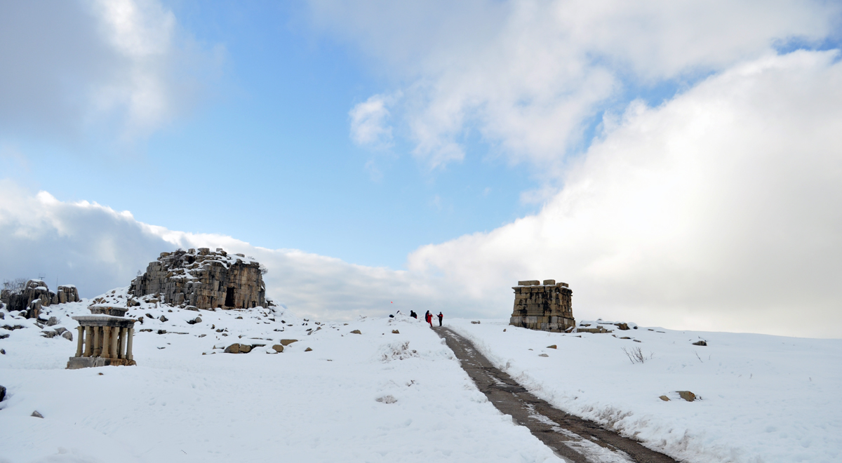 The Faqra Castle In Snow (Winter 2012)