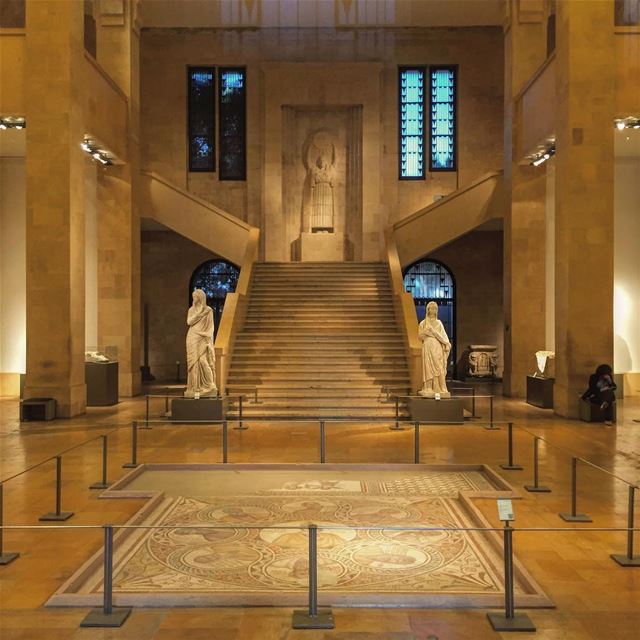 The largest collection in the world of anthropoid sarcophagi now in the... (National Museum of Beirut)