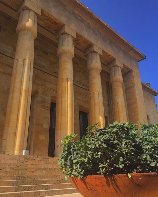The museum was designed in a French inspired Egyptian Revival... (National Museum of Beirut)
