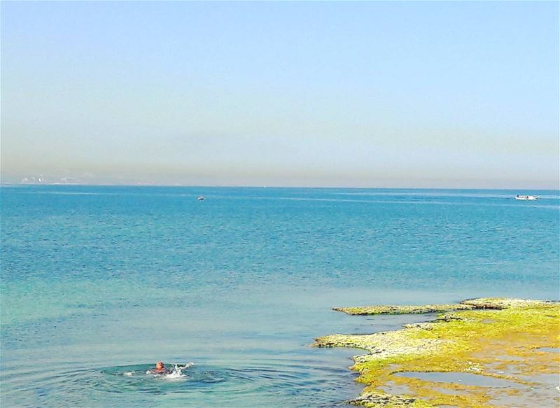 The perfect sea status to swim 🌊🌊🌊  Beautiful  View  Keepcalm ... (طرابلس - الميناء)