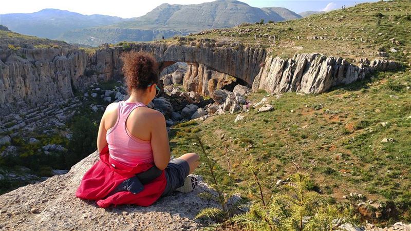 The perfect spot for a morning coffee ☕🗻⛺... (My Adventures Lebanon)