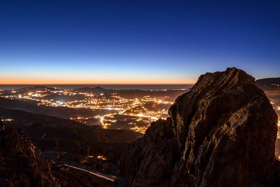 .The Shining lights of Faraya ,Lebanon at evening. Rest in Peace for Our... (Faraya Faqra)