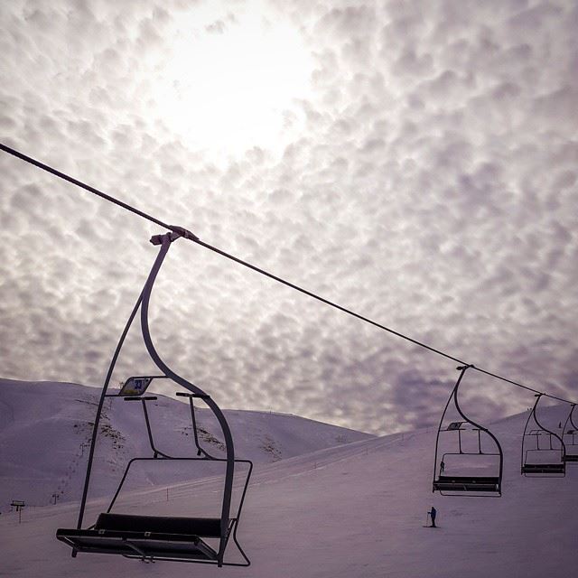 The sky today at mzaar  lebanon  faraya  mzaar  farayamzaar  kfardebian ...