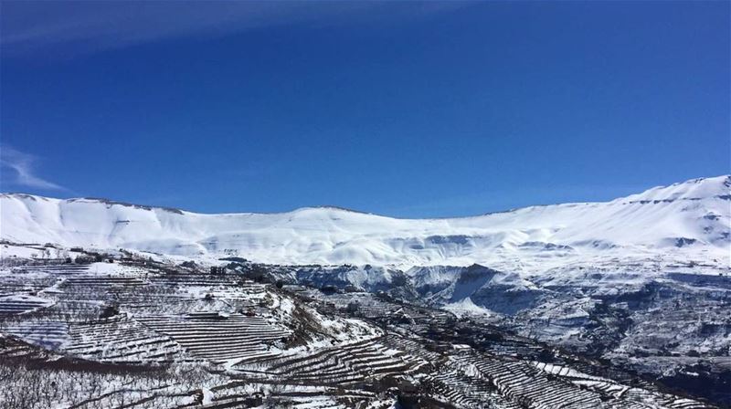 The slopes they talk about❄❄ (Bcharreh, Liban-Nord, Lebanon)