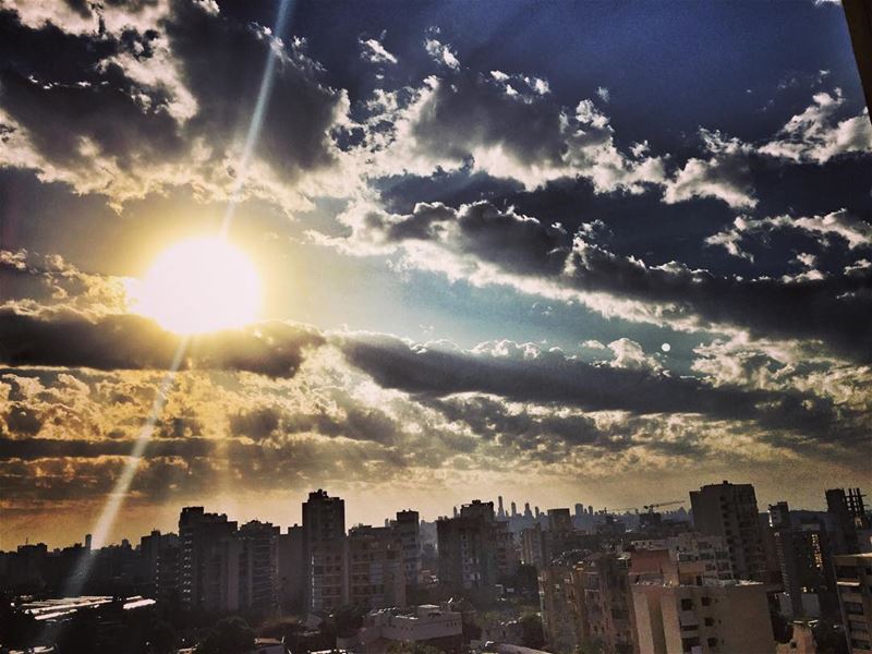 The sun never stops shining , sometimes you just have to look beyond the... (Zalka Beirut, Lebanon)