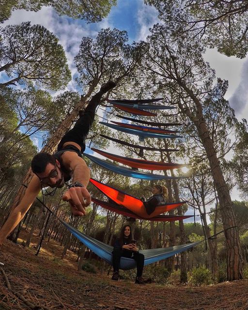 The Tallest Hammock Tower In Lebanon  Turning12 Thanks to @hikemen @michelf (Lebanon)