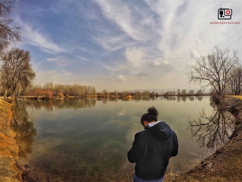 The tranquillity of rural life. Yallagopro  Gopro  lifehappensoutdoors ... (Deïr Taanâyel, Béqaa, Lebanon)