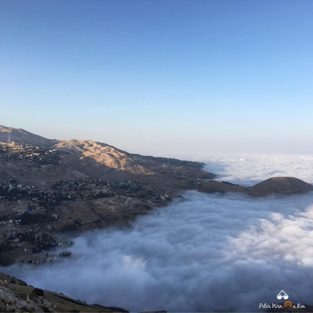 The view is better up here...Rise Above ☝🏻❤️ ... (Faraya, Mont-Liban, Lebanon)