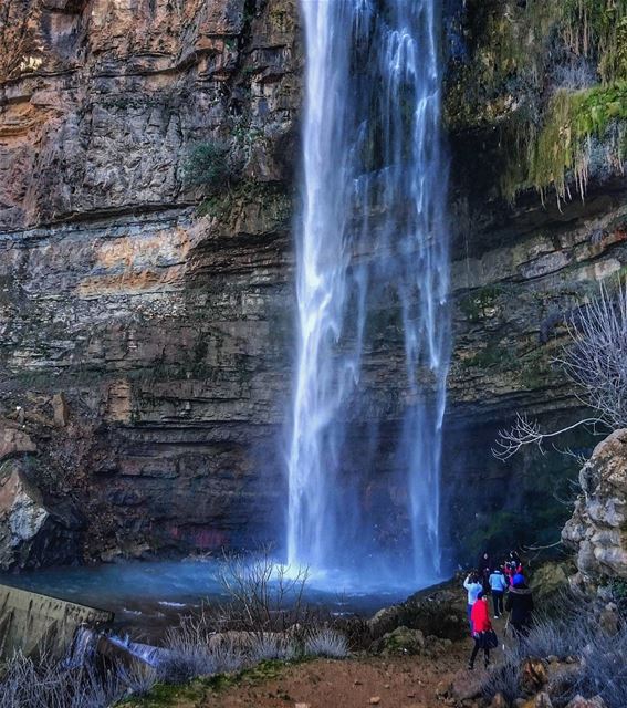 The waterfall of Jezzine town considered as the highest waterfall in the... (Ouâdi Jezzîne, Al Janub, Lebanon)