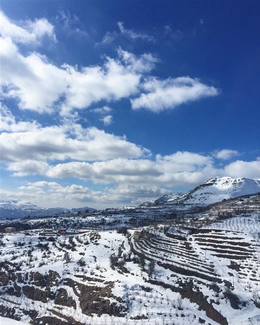 The white side of 🇱🇧 lebanon  laqlouq  sunday  white  wonderland ... (El Laqloûq, Mont-Liban, Lebanon)