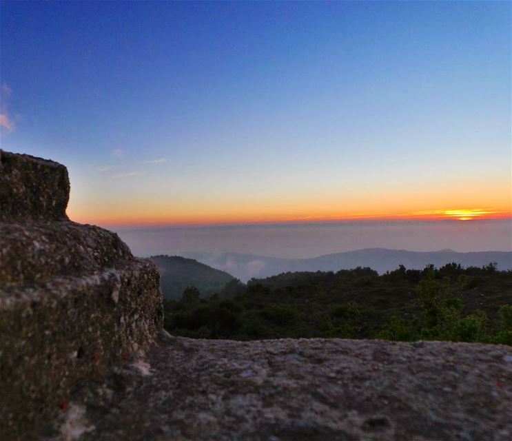 There are a variety of different types of sunsets that produce a range of... (Dayr Al Qamar, Mont-Liban, Lebanon)