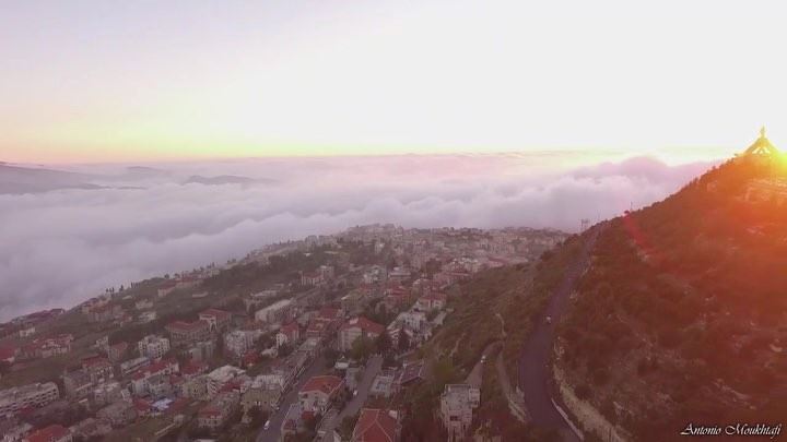 There are no rules of architecture for a castle in the clouds meaning ⛅️ ☀️ (Ehdène, Liban-Nord, Lebanon)