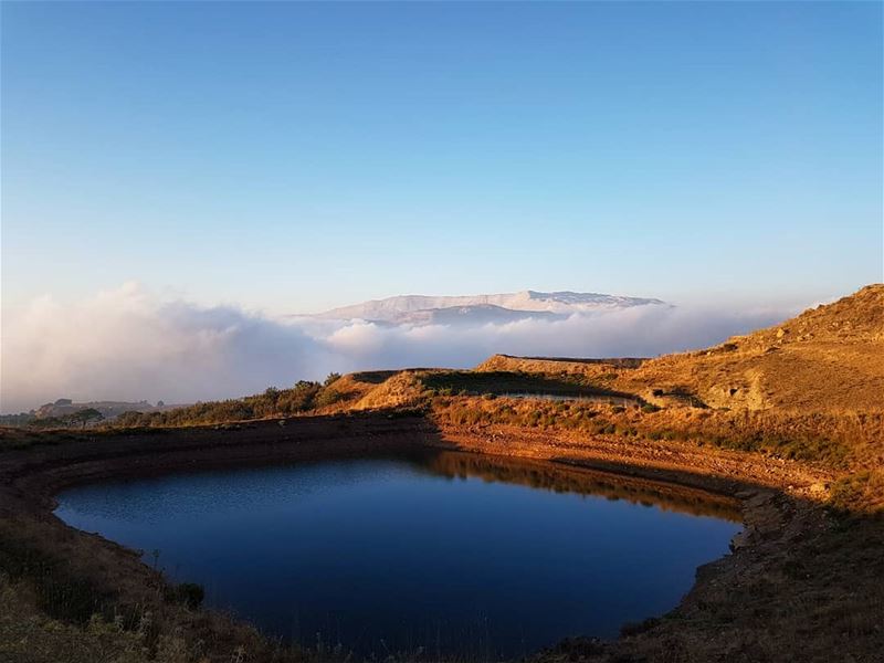 There is always sun above the clouds  clouds  mountain  hike ... (Lebanon)