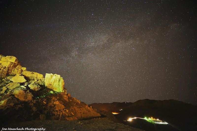 There is no moon. The stars have risen and fallen and given way to a new... (El Laklouk, Mont-Liban, Lebanon)