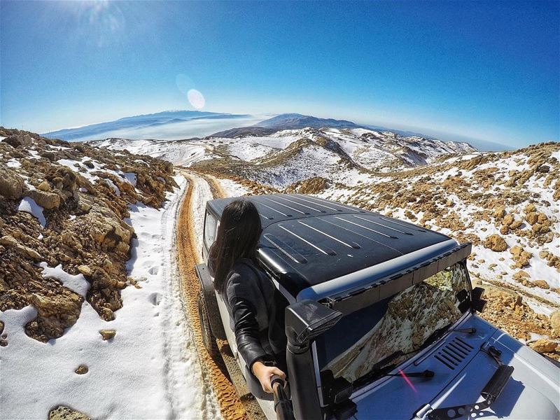 They tryin’ to catch me ridin’... (Mount Sannine)