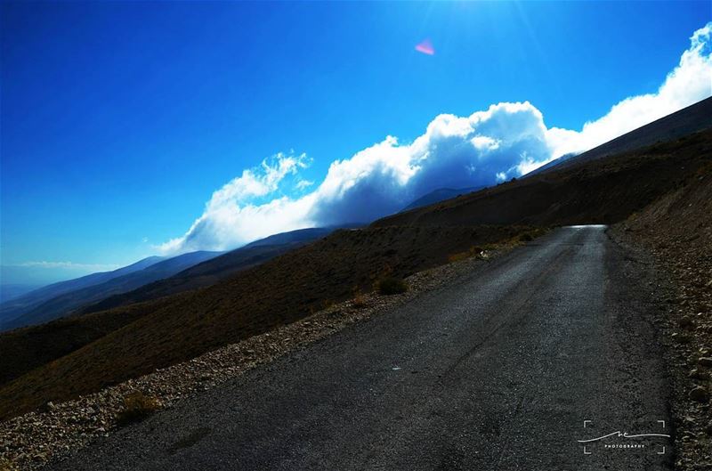 This road now is covered with... (Ouyoun Orghosh)