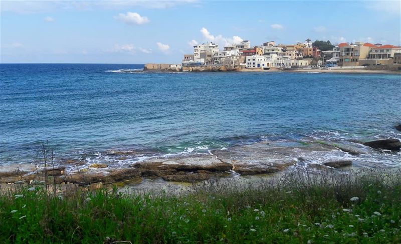 This view 😍 Lebanon   Batroun   Bahsa  Colors  Colorful  Sea ... (Centre National des Sciences Marines)