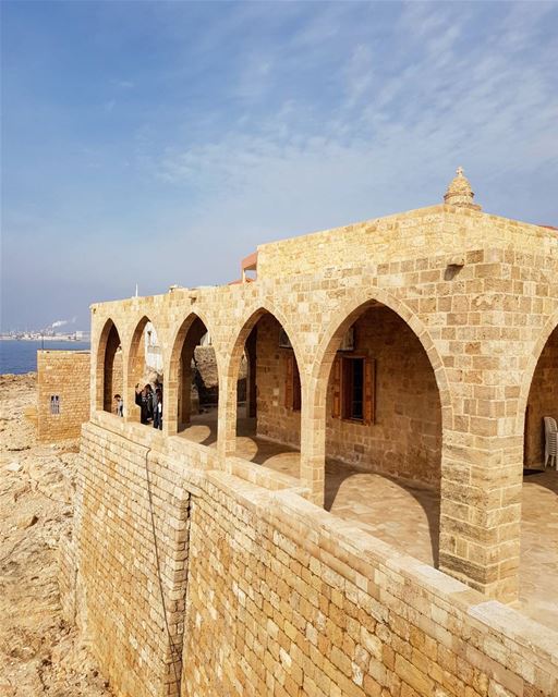 Transformation of ruins⏳... church lebanon batroun igers instagood... (Saydet El Baher-Batroun)